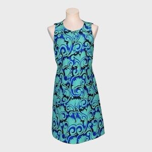 J Crew Vineyard Jacquard Sleeveless A-Line Dress